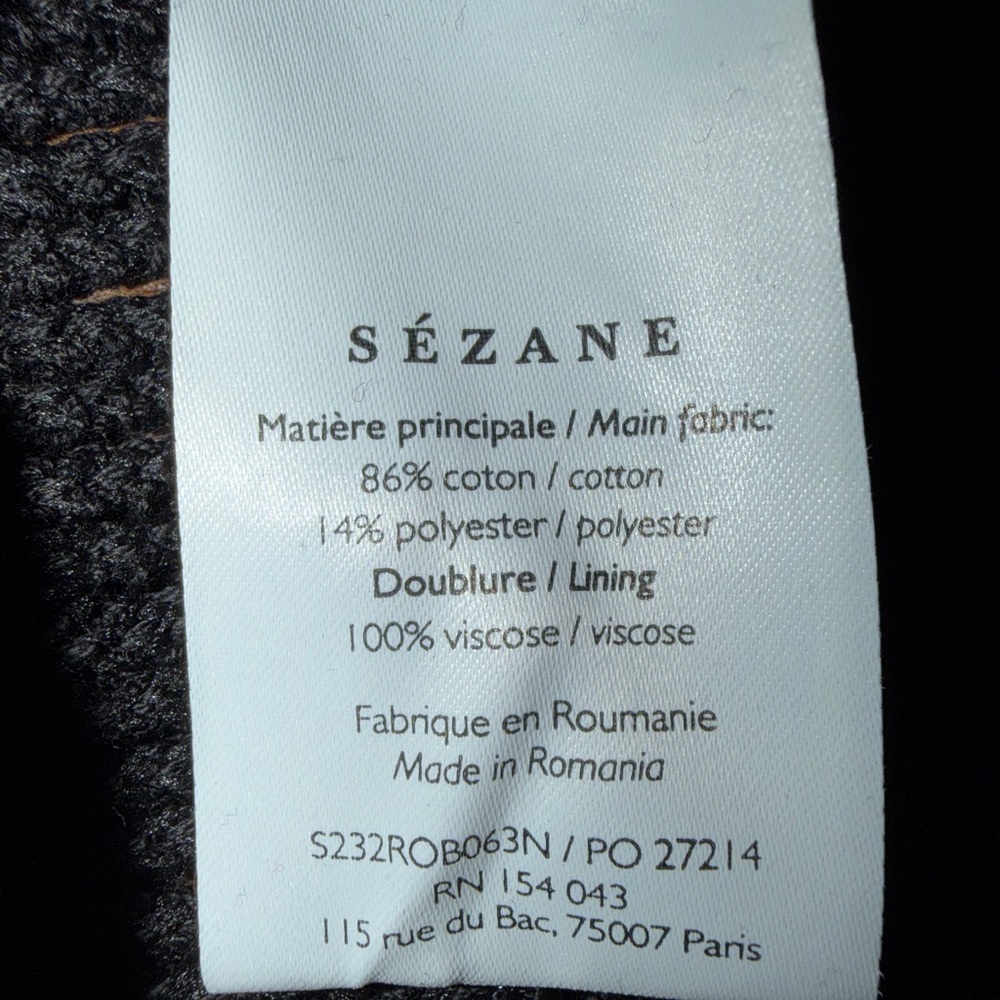 Sezane Leonille Dress Black Lace mini - Picture 12 of 12